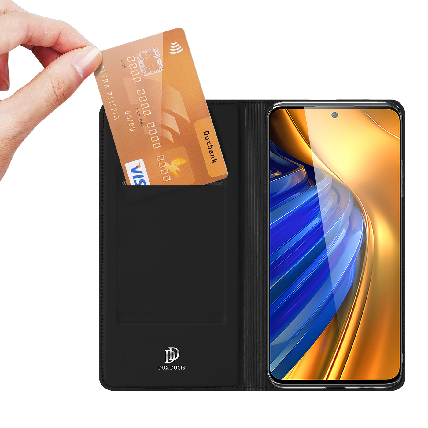 Dux Ducis Skin Pro dėklas Xiaomi Poco F4 5G – juodas -- Xiaomi Poco F4