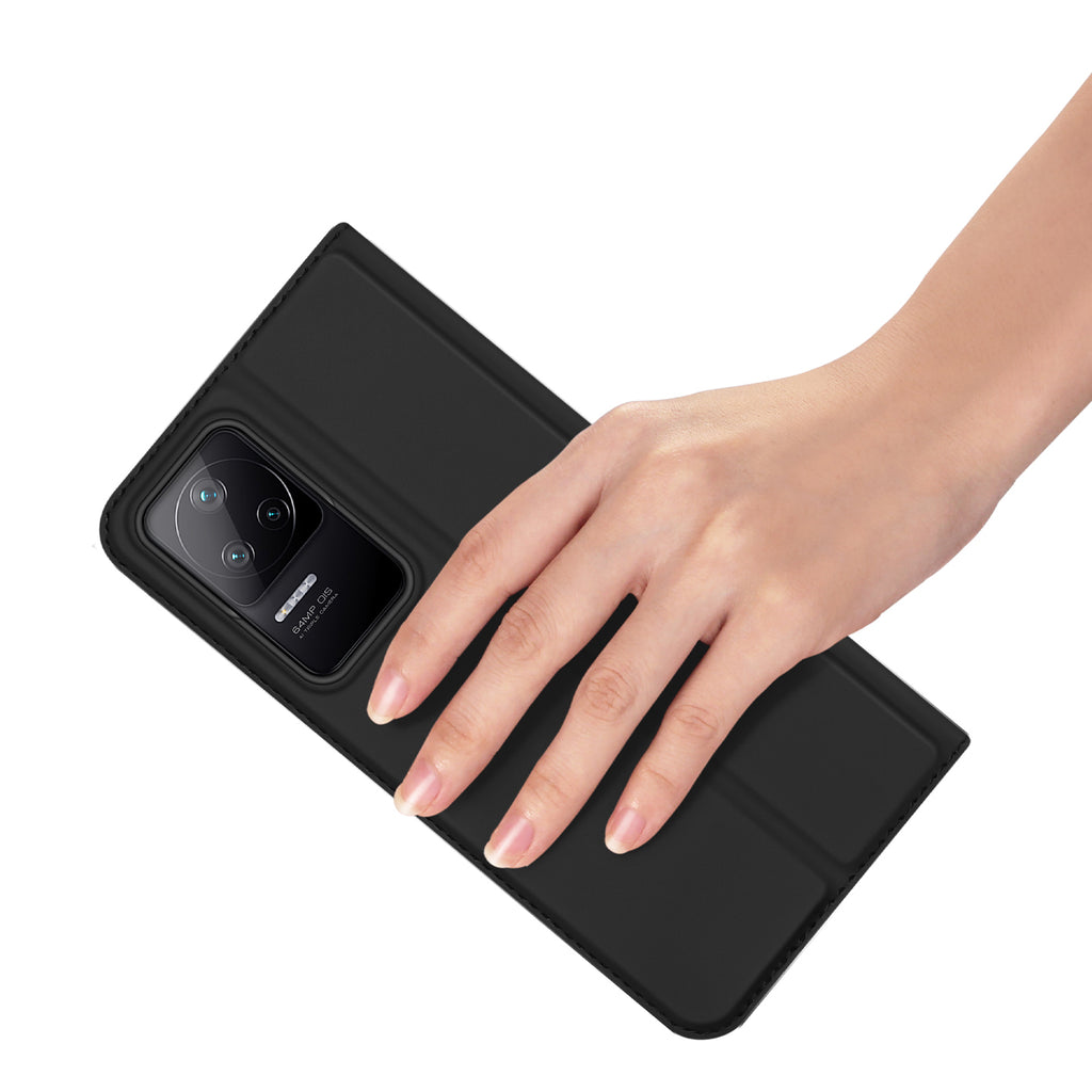 Dux Ducis Skin Pro dėklas Xiaomi Poco F4 5G – juodas -- Xiaomi Poco F4