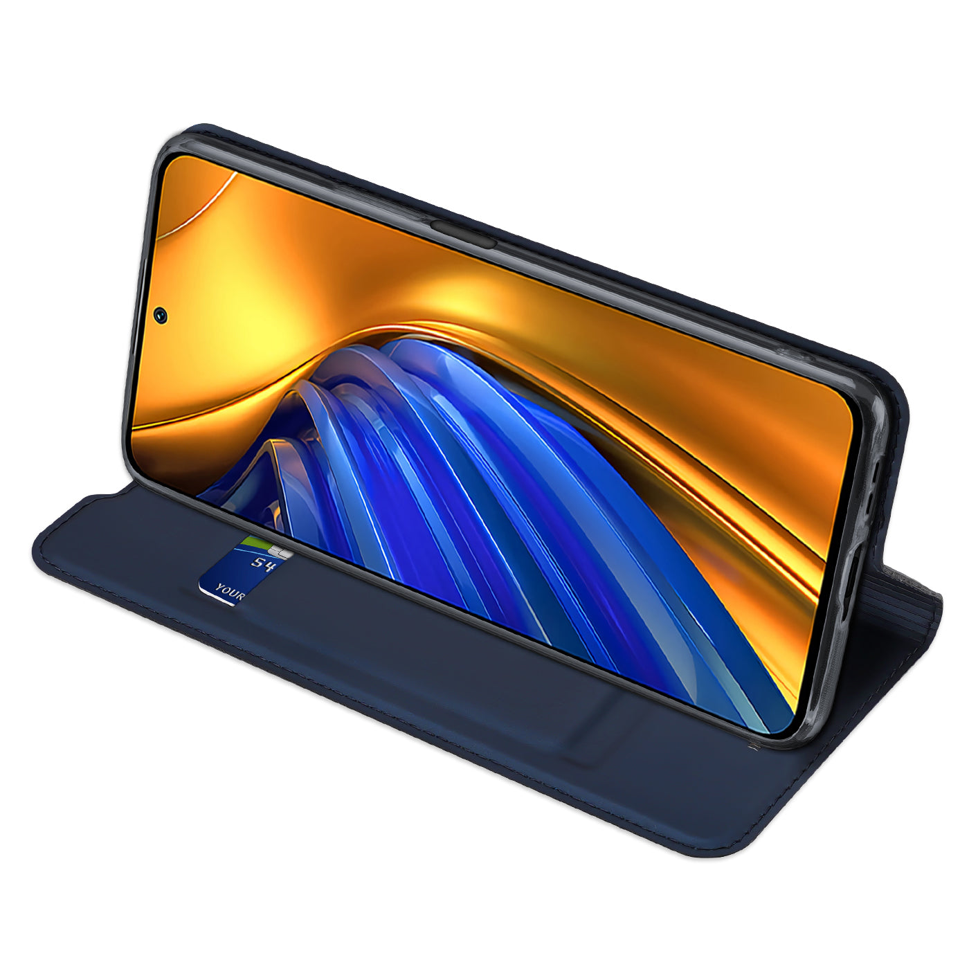 Dux Ducis Skin Pro dėklas Xiaomi Poco F4 5G – mėlynas -- Xiaomi Poco F4