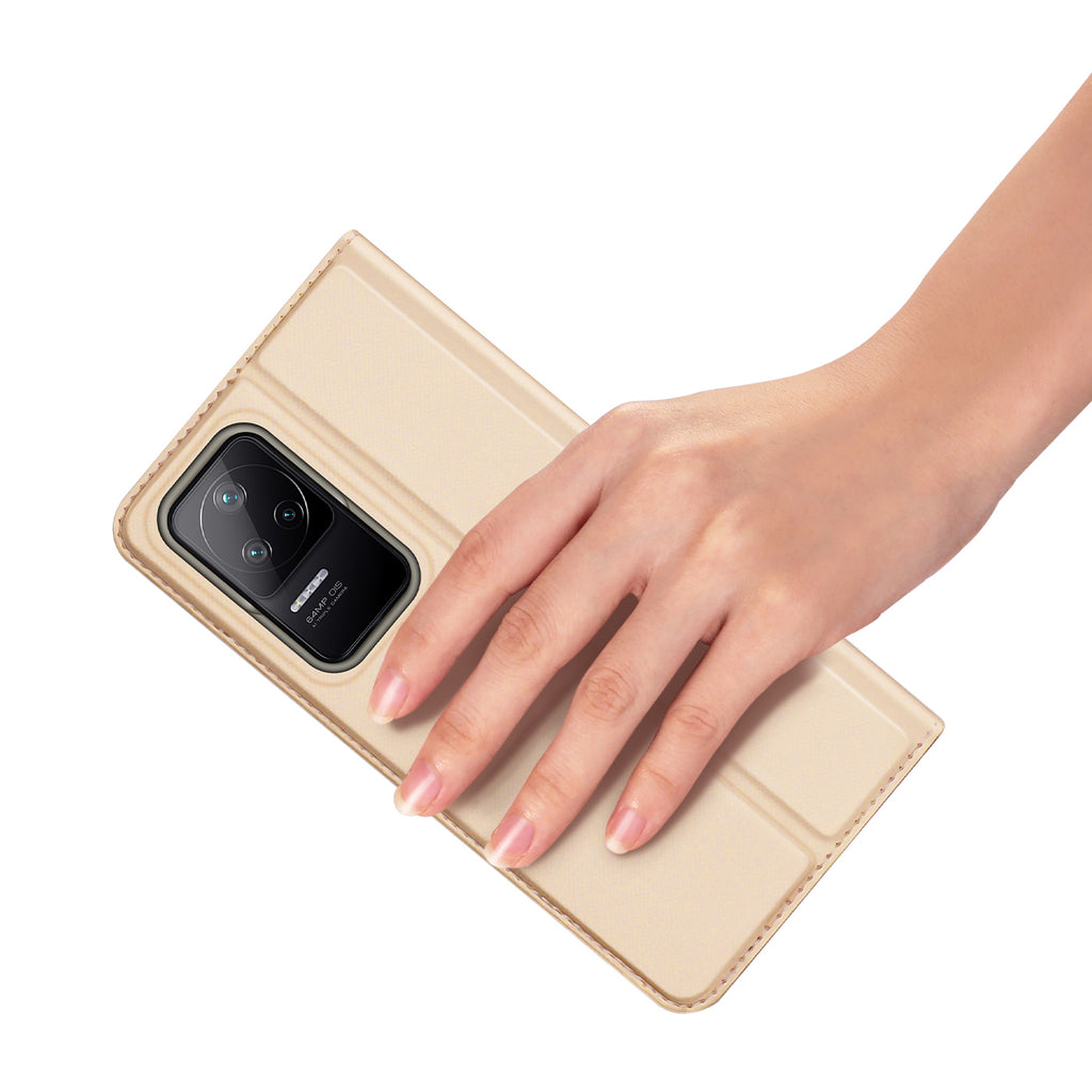 Dux Ducis Skin Pro dėklas Xiaomi Poco F4 5G – auksinis -- Xiaomi Poco F4