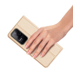 Dux Ducis Skin Pro dėklas Xiaomi Poco F4 5G – auksinis -- Xiaomi Poco F4