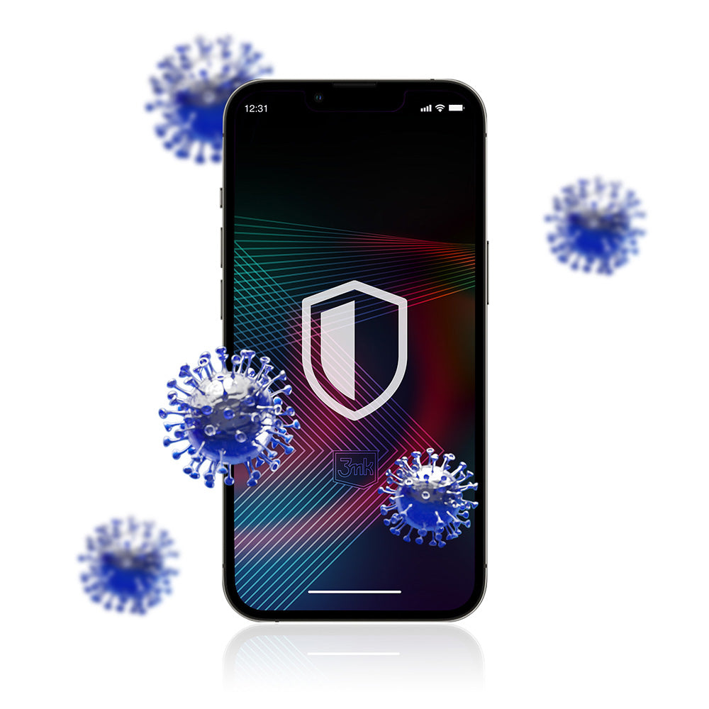 Grūdintas stiklas, skirtas iPhone 14 Pro Max / 14 Plus hibridiniam flexi 7H iš 3mk FlexibleGlass serijos