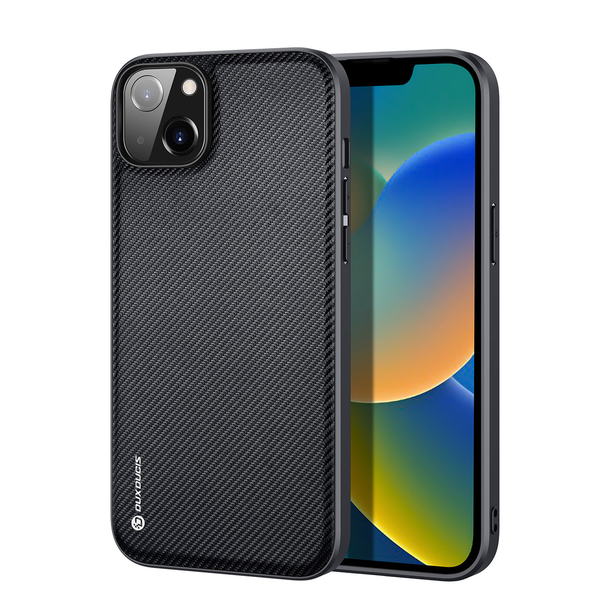 Dux Ducis Fino nailoninis dėklas iPhone 14 Plus – juodas