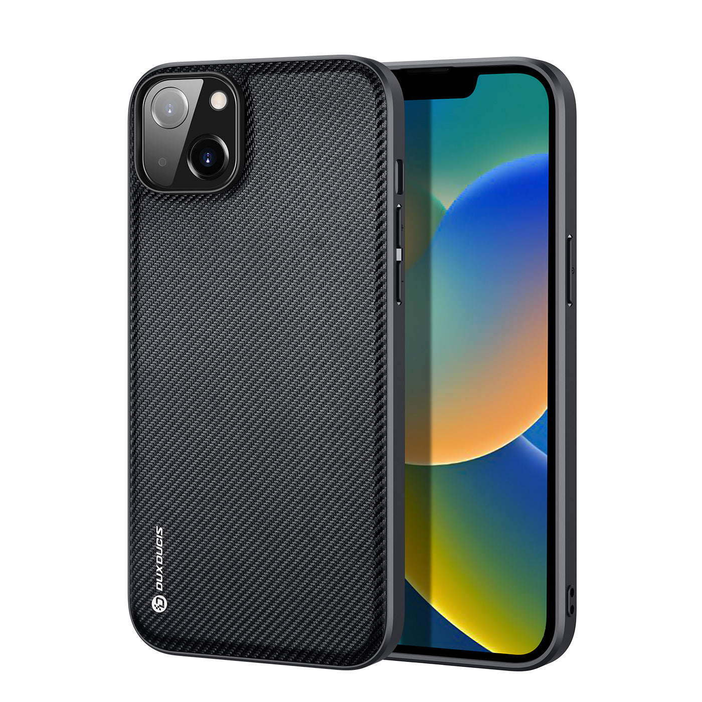 Dux Ducis Fino nailoninis dėklas iPhone 14 Plus – juodas