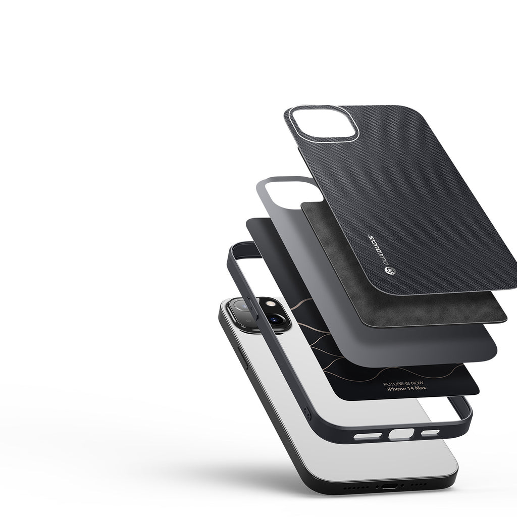 Dux Ducis Fino nailoninis dėklas iPhone 14 Plus – juodas