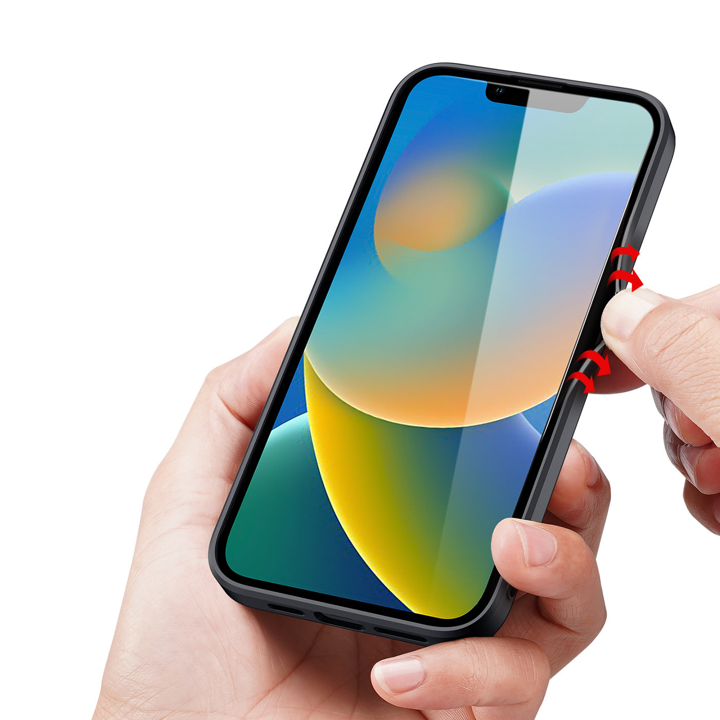 Dux Ducis Fino dėklas iPhone 14 Plus – mėlynas