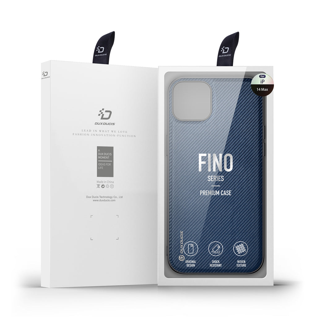 Dux Ducis Fino dėklas iPhone 14 Plus – mėlynas