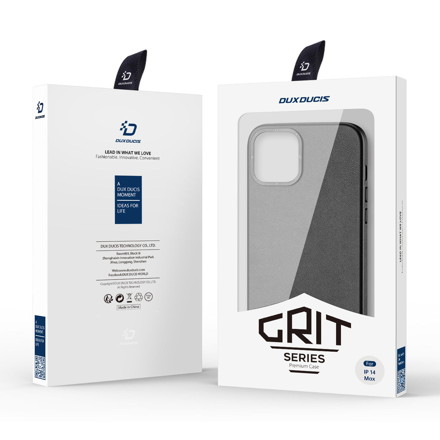 Dux Ducis Grit MagSafe dėklas iPhone 14 Plus – juodas