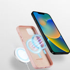 Dux Ducis Grit MagSafe dėklas iPhone 14 Plus – rožinis