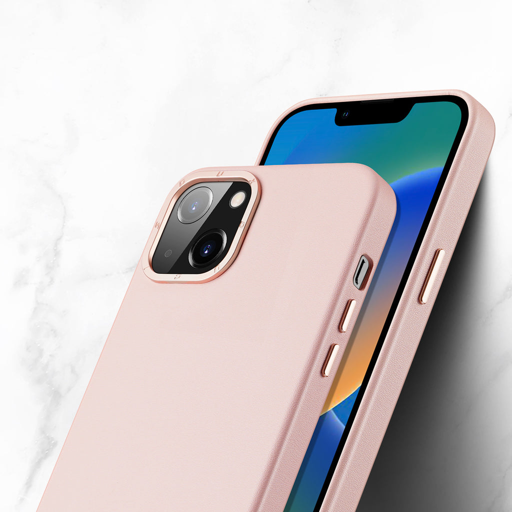 Dux Ducis Grit MagSafe dėklas iPhone 14 Plus – rožinis