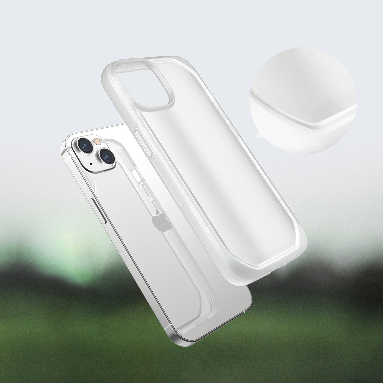 Raptic Slim MagSafe dėklas iPhone 14 Plus – skaidrus