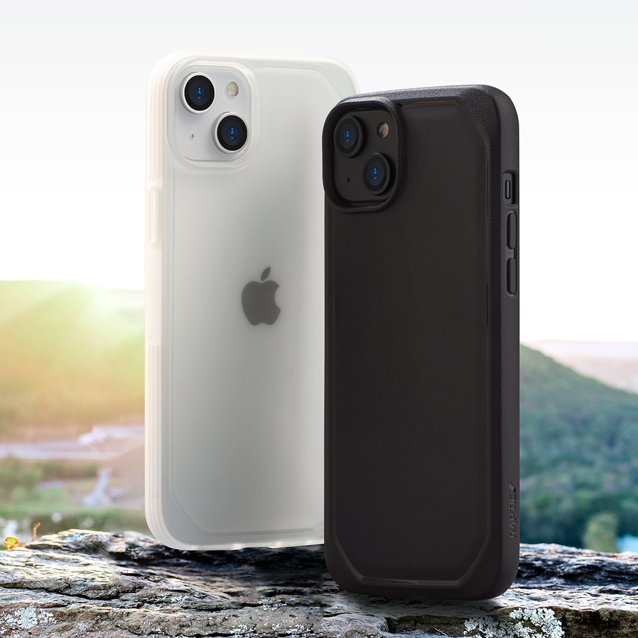 Raptic Slim MagSafe dėklas iPhone 14 Plus – skaidrus