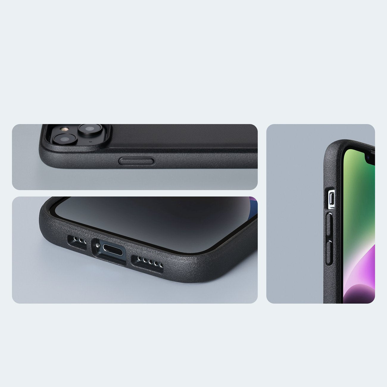 Raptic Slim MagSafe dėklas iPhone 14 Plus – juodas