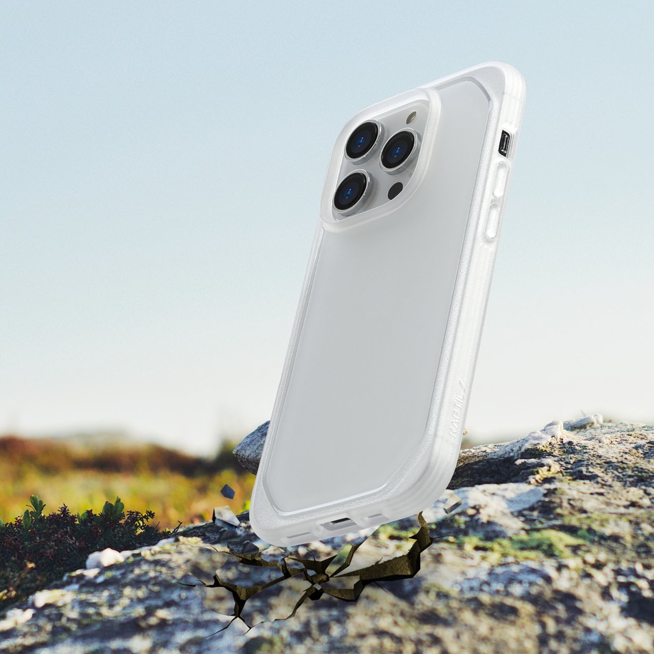 Raptic Slim MagSafe dėklas iPhone 14 Pro Max – skaidrus