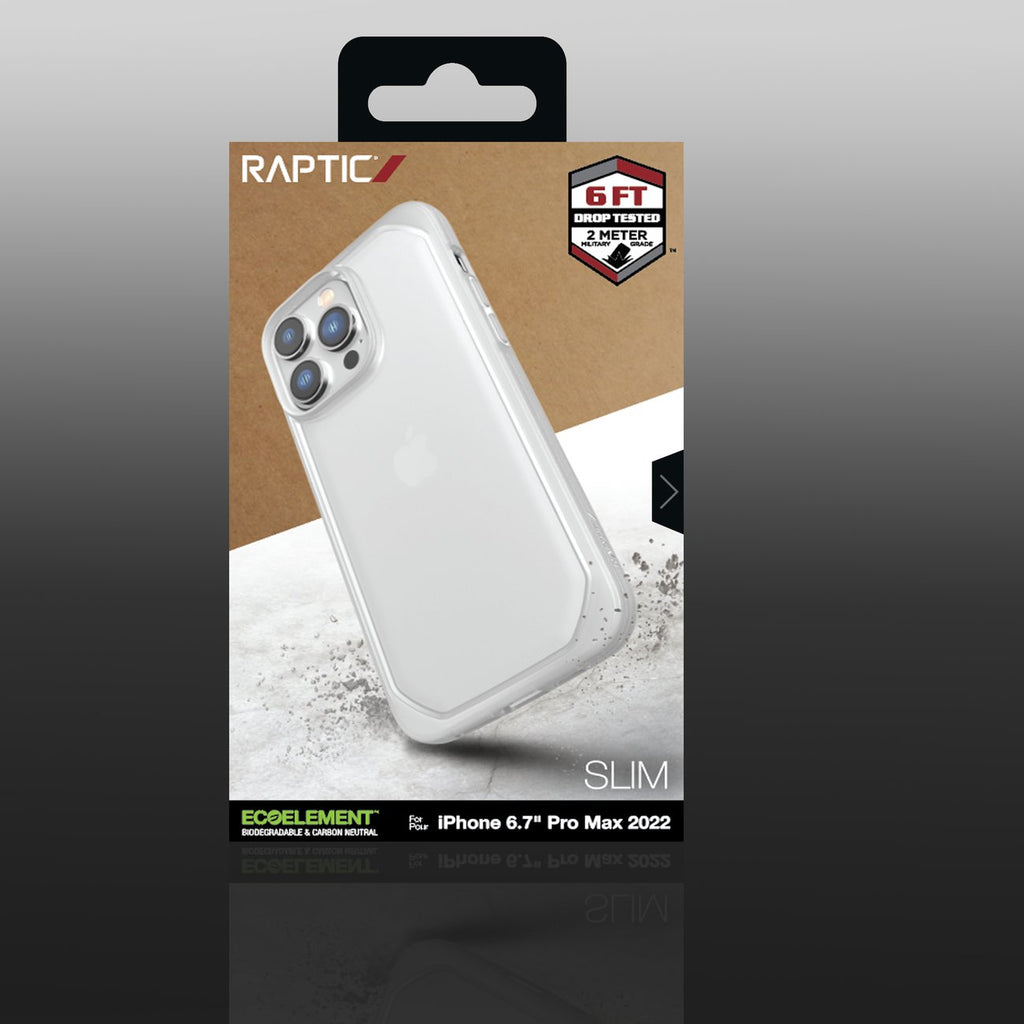 Raptic Slim MagSafe dėklas iPhone 14 Pro Max – skaidrus