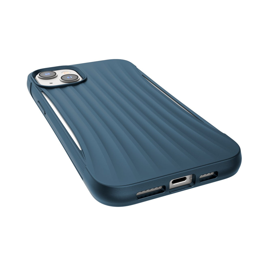 Raptic Clutch MagSafe dėklas iPhone 14 – mėlynas