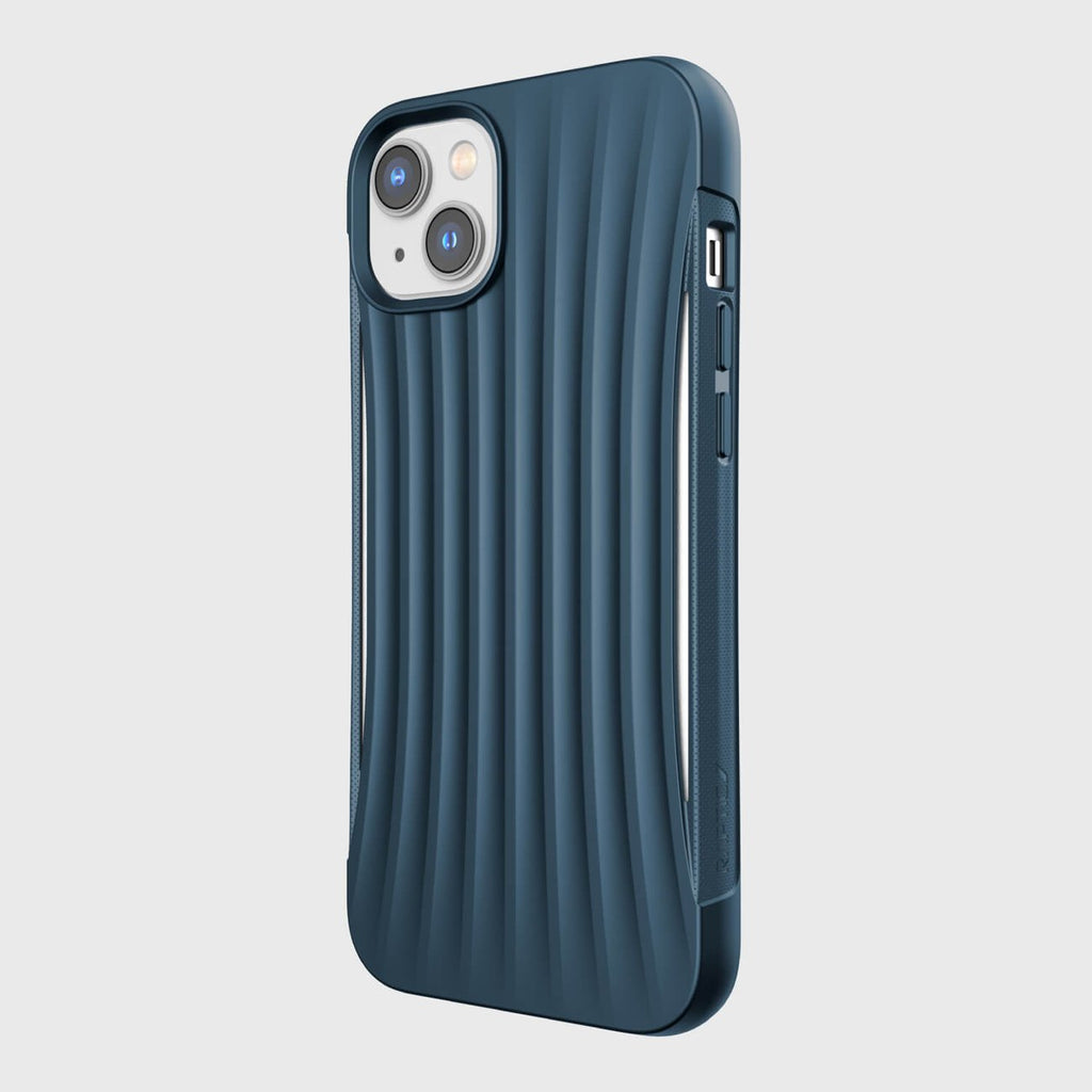 Raptic Clutch MagSafe dėklas iPhone 14 – mėlynas