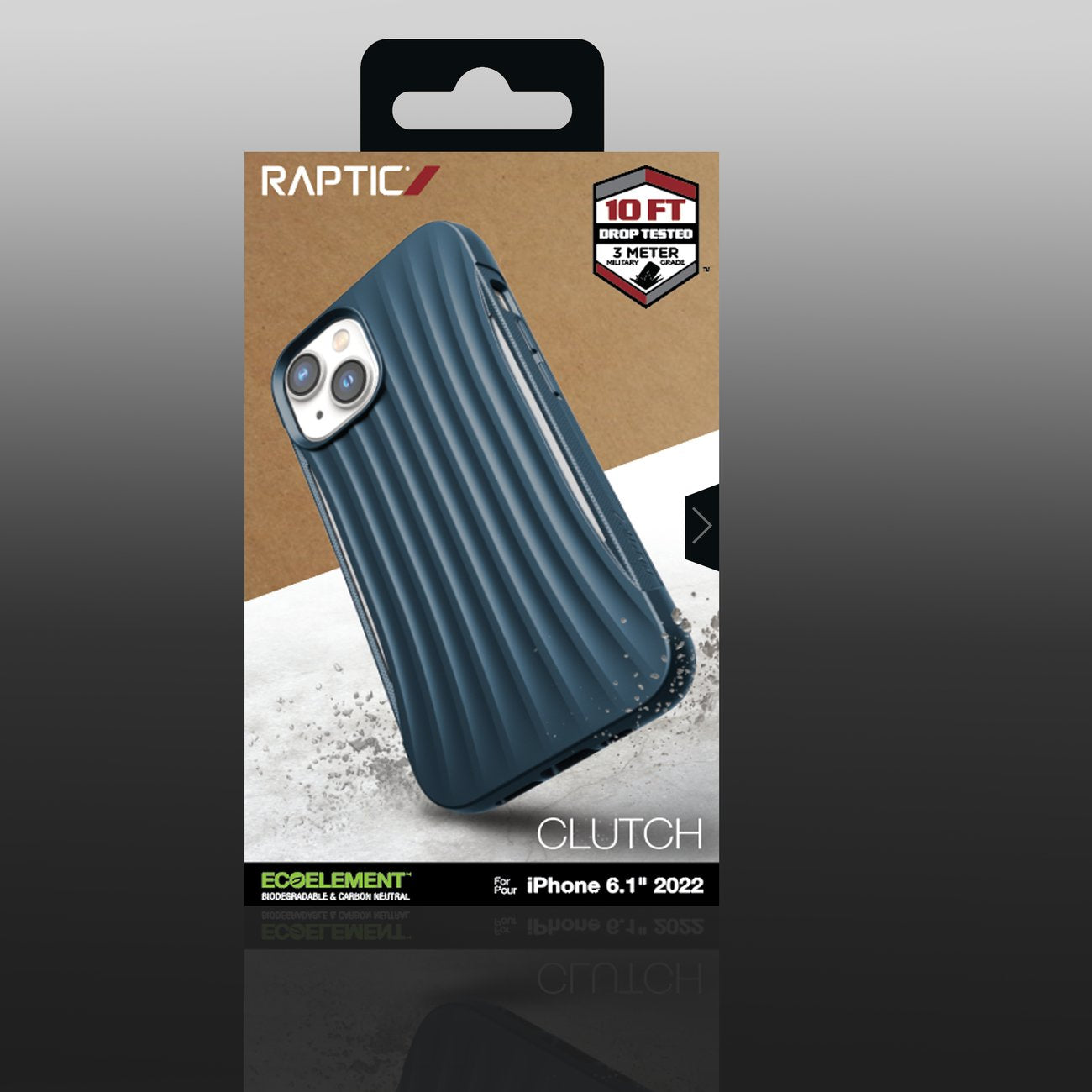 Raptic Clutch MagSafe dėklas iPhone 14 – mėlynas