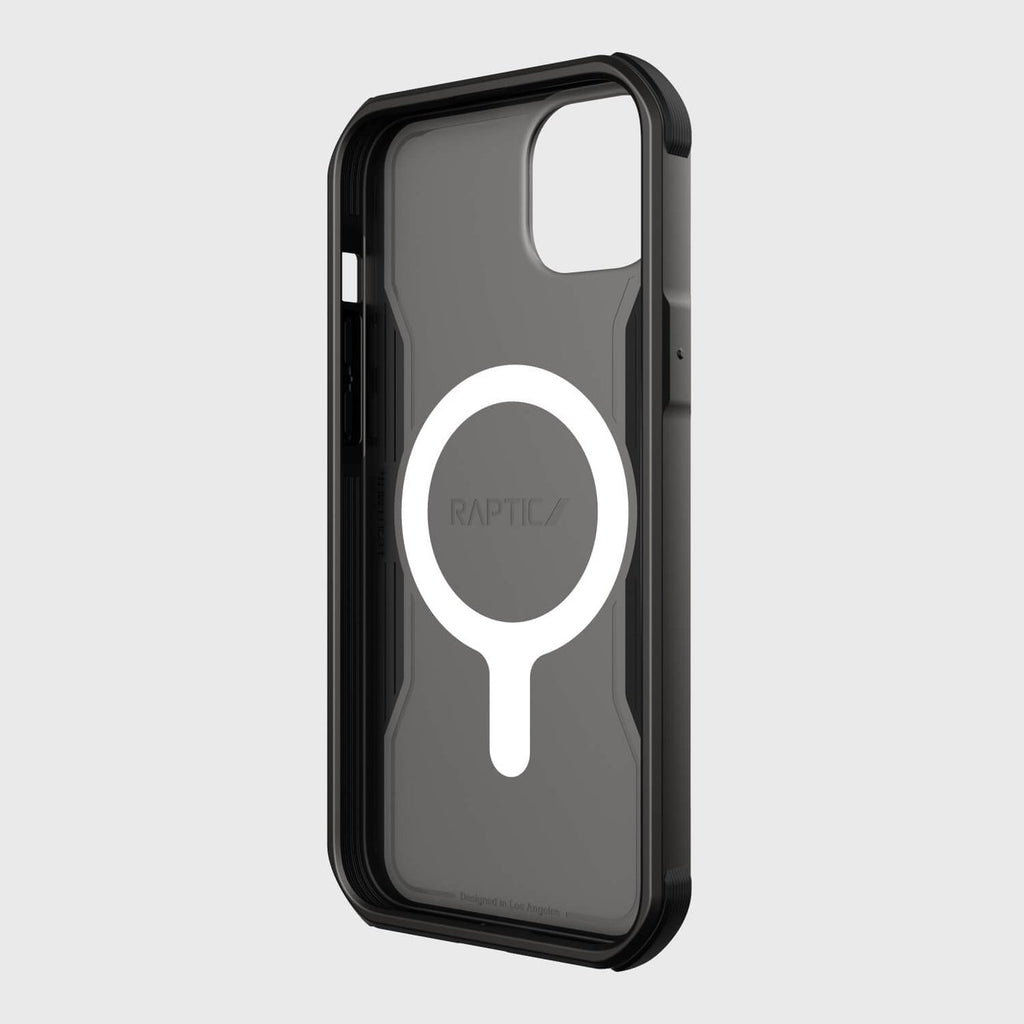 Raptic Fort Built MagSafe dėklas iPhone 14 Plus – juodas