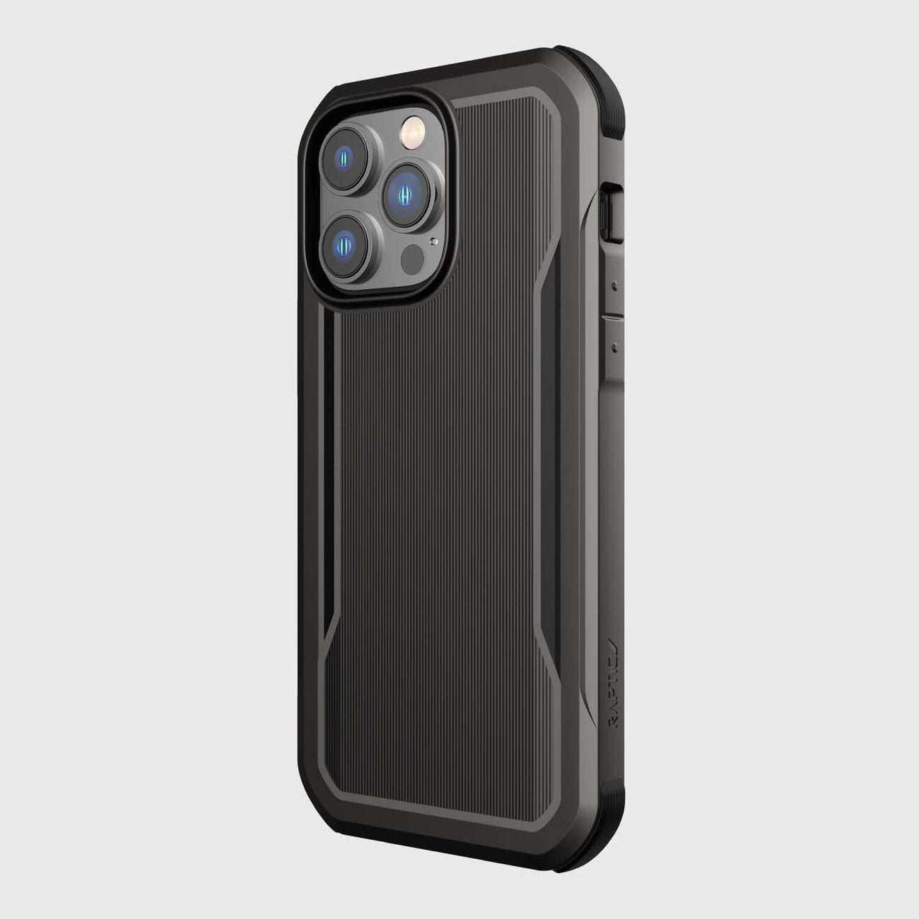 Raptic Fort dėklas iPhone 14 Pro Max su MagSafe – juodas