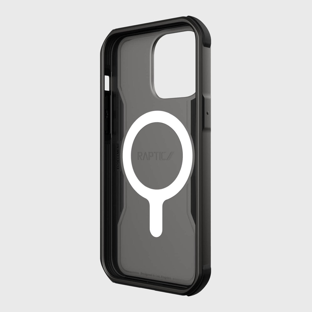 Raptic Fort dėklas iPhone 14 Pro Max su MagSafe – juodas