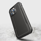 Raptic Fort dėklas iPhone 14 Pro Max su MagSafe – juodas