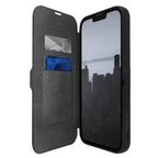 Raptic Urban Folio MagSafe dėklas iPhone 14 Plus – juodas