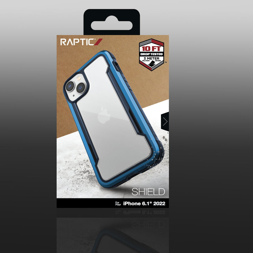 Raptic Shield MagSafe dėklas iPhone 14 – mėlynas