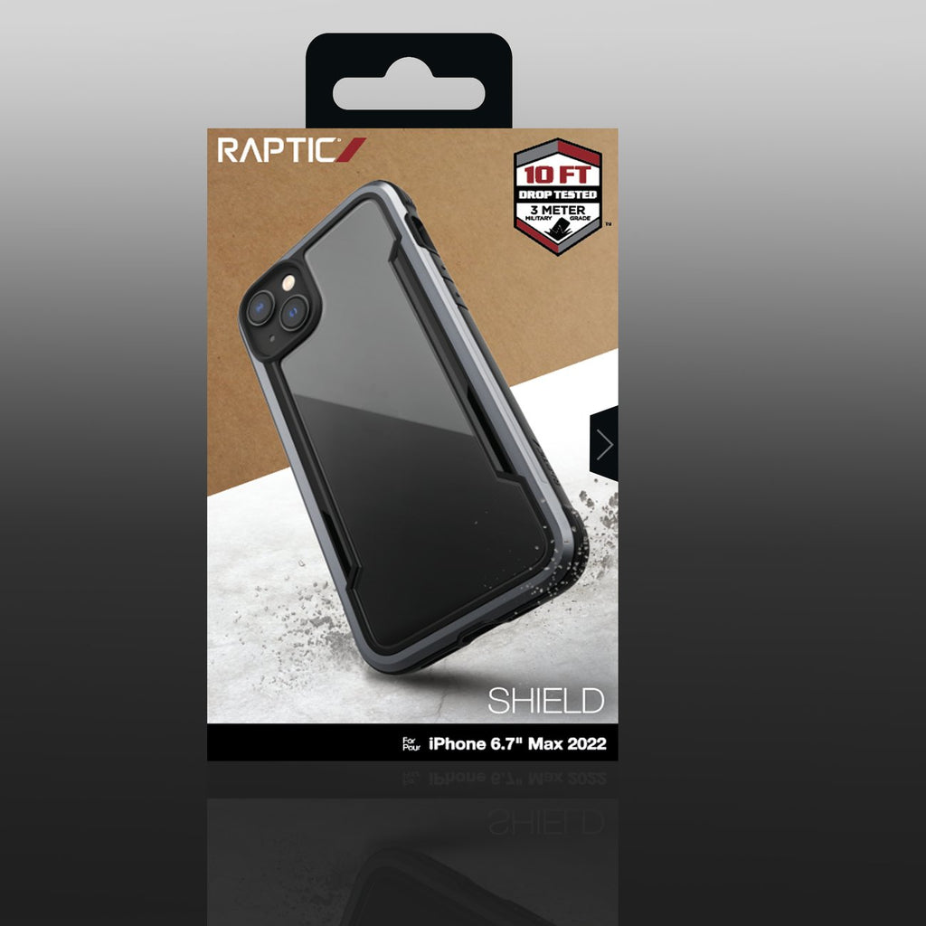 Raptic Shield MagSafe dėklas iPhone 14 Plus – juodas