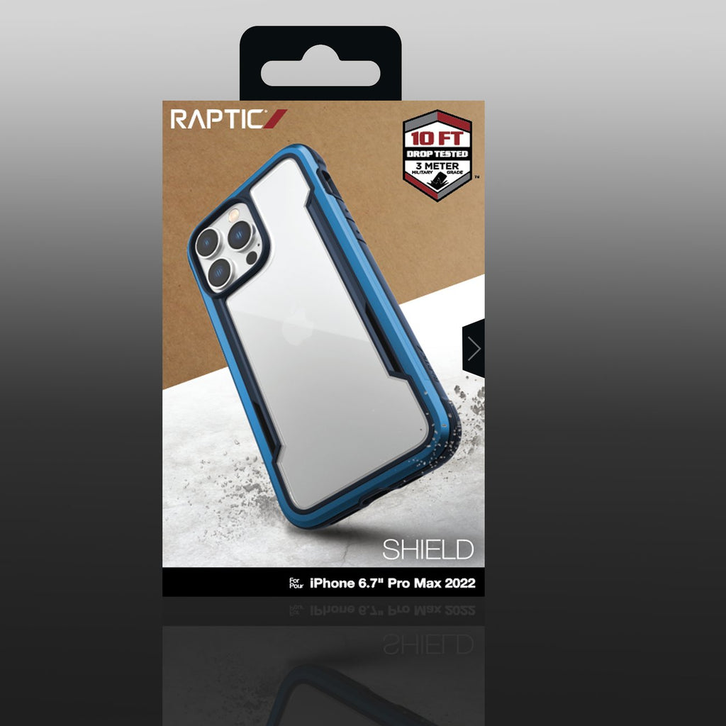 Raptic Shield MagSafe dėklas iPhone 14 Pro Max – mėlynas