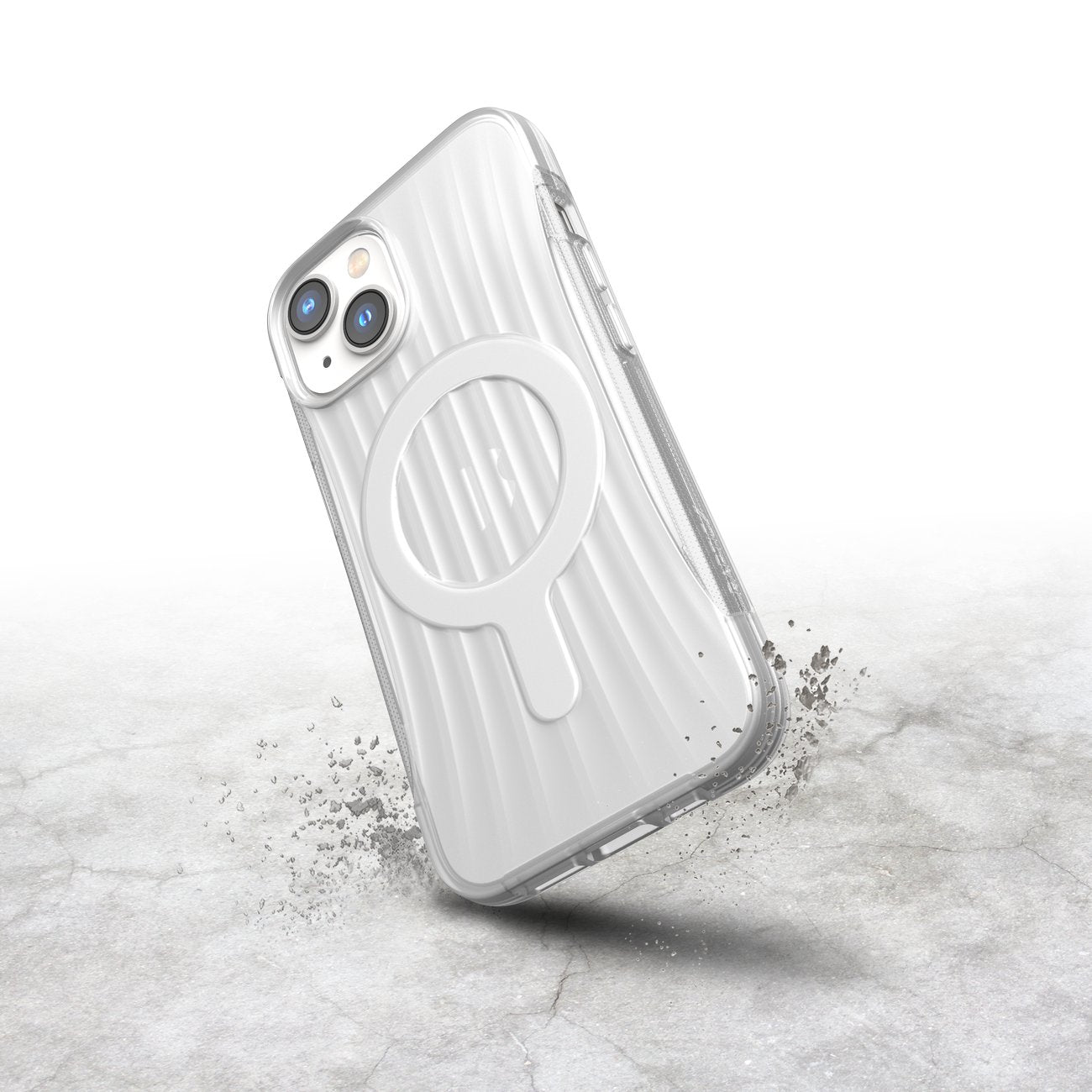 Raptic MagSafe dėklas iPhone 14 – skaidrus