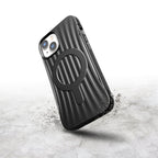 Raptic Clutch Built MagSafe dėklas iPhone 14 – juodas