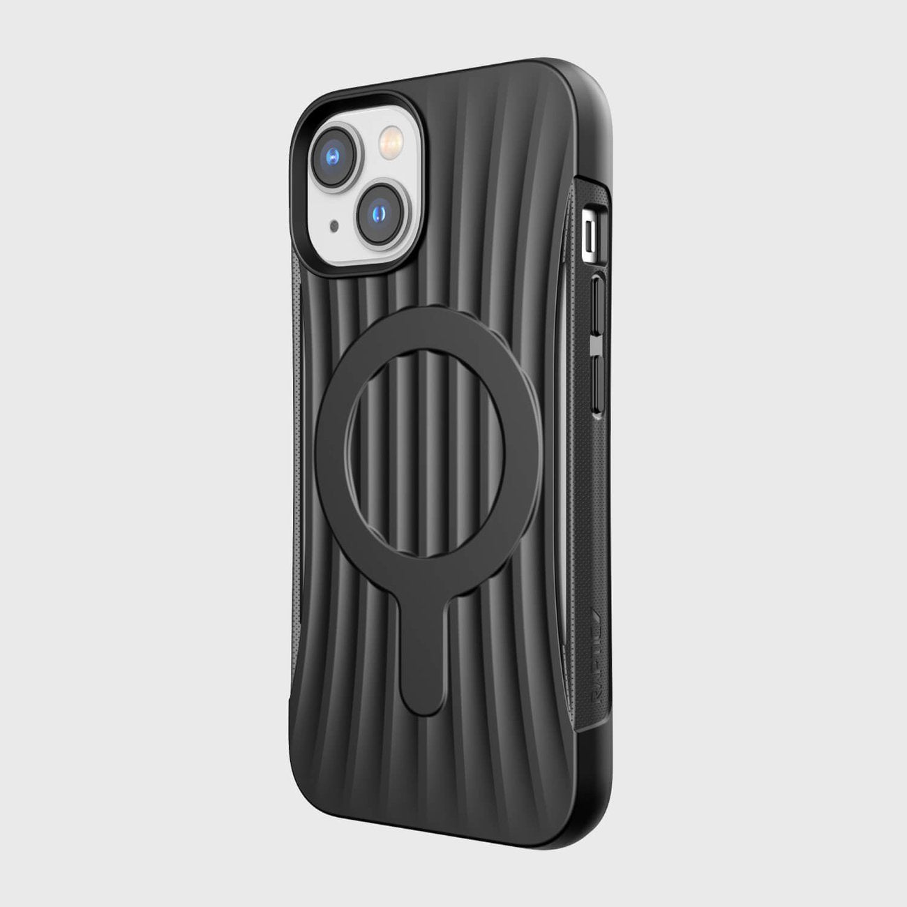 Raptic Clutch Built MagSafe dėklas iPhone 14 – juodas