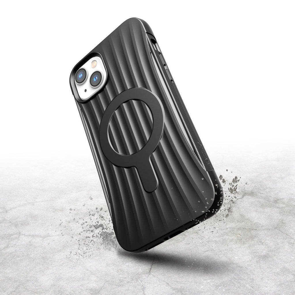 Raptic Clutch Built MagSafe dėklas iPhone 14 Plus – juodas