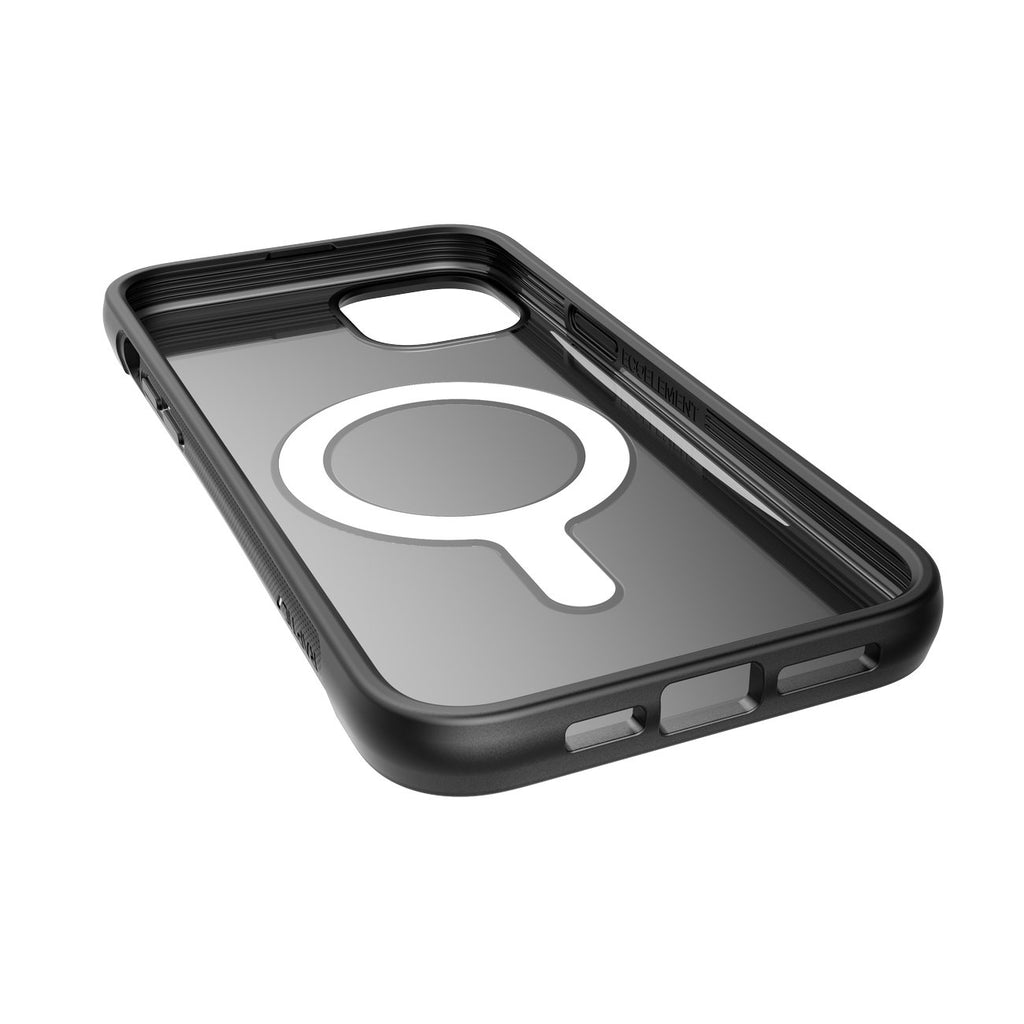 Raptic Clutch Built MagSafe dėklas iPhone 14 Plus – juodas