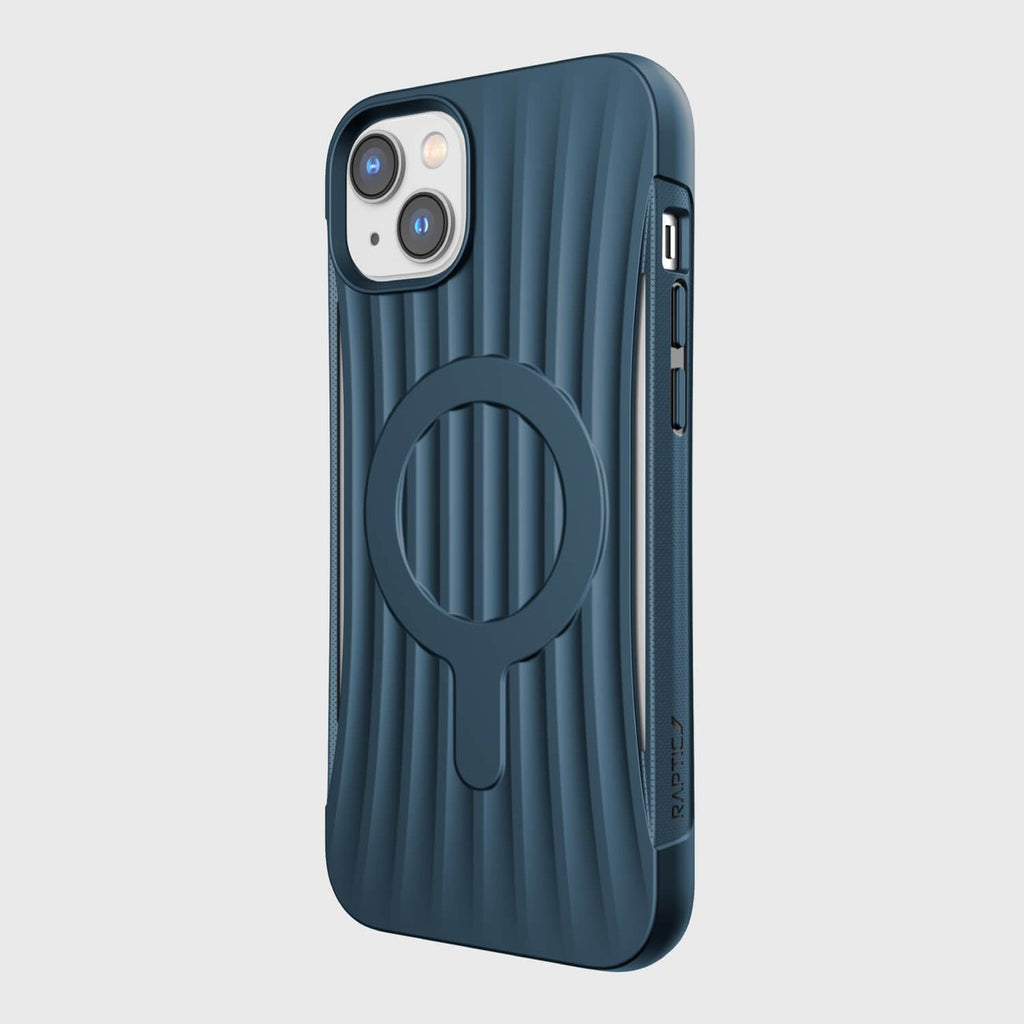 Raptic Clutch Built MagSafe dėklas iPhone 14 Plus – mėlynas