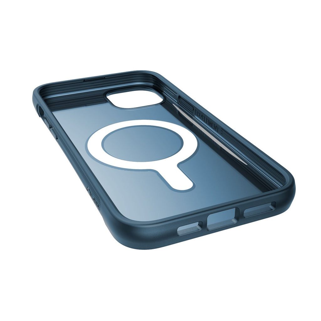 Raptic Clutch Built MagSafe dėklas iPhone 14 Plus – mėlynas