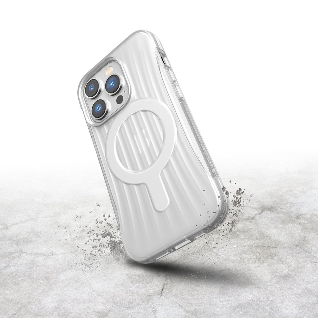 Raptic Clutch dėklas iPhone 14 Pro – skaidrus, MagSafe