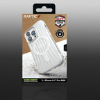 Raptic Clutch dėklas iPhone 14 Pro – skaidrus, MagSafe