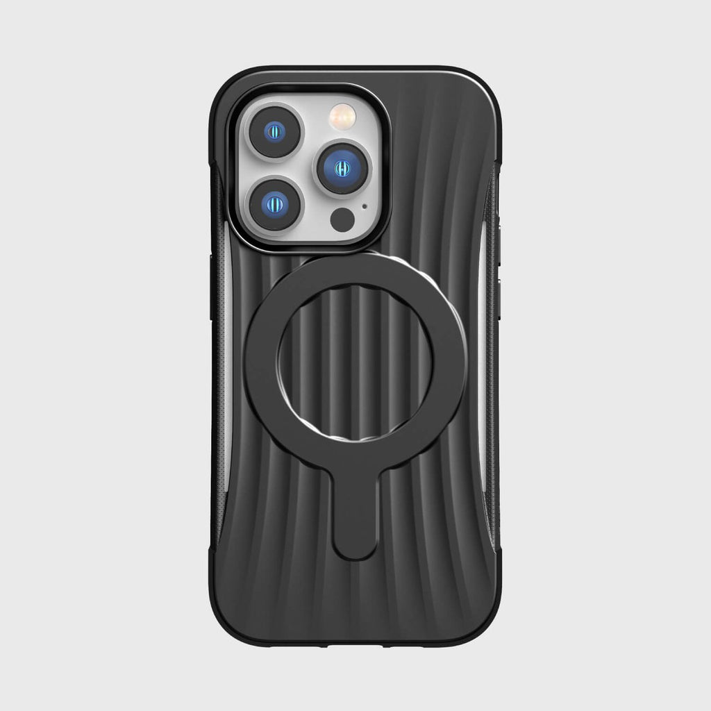 Raptic Clutch MagSafe dėklas iPhone 14 Pro – juodas