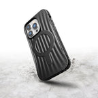 Raptic Clutch MagSafe dėklas iPhone 14 Pro – juodas