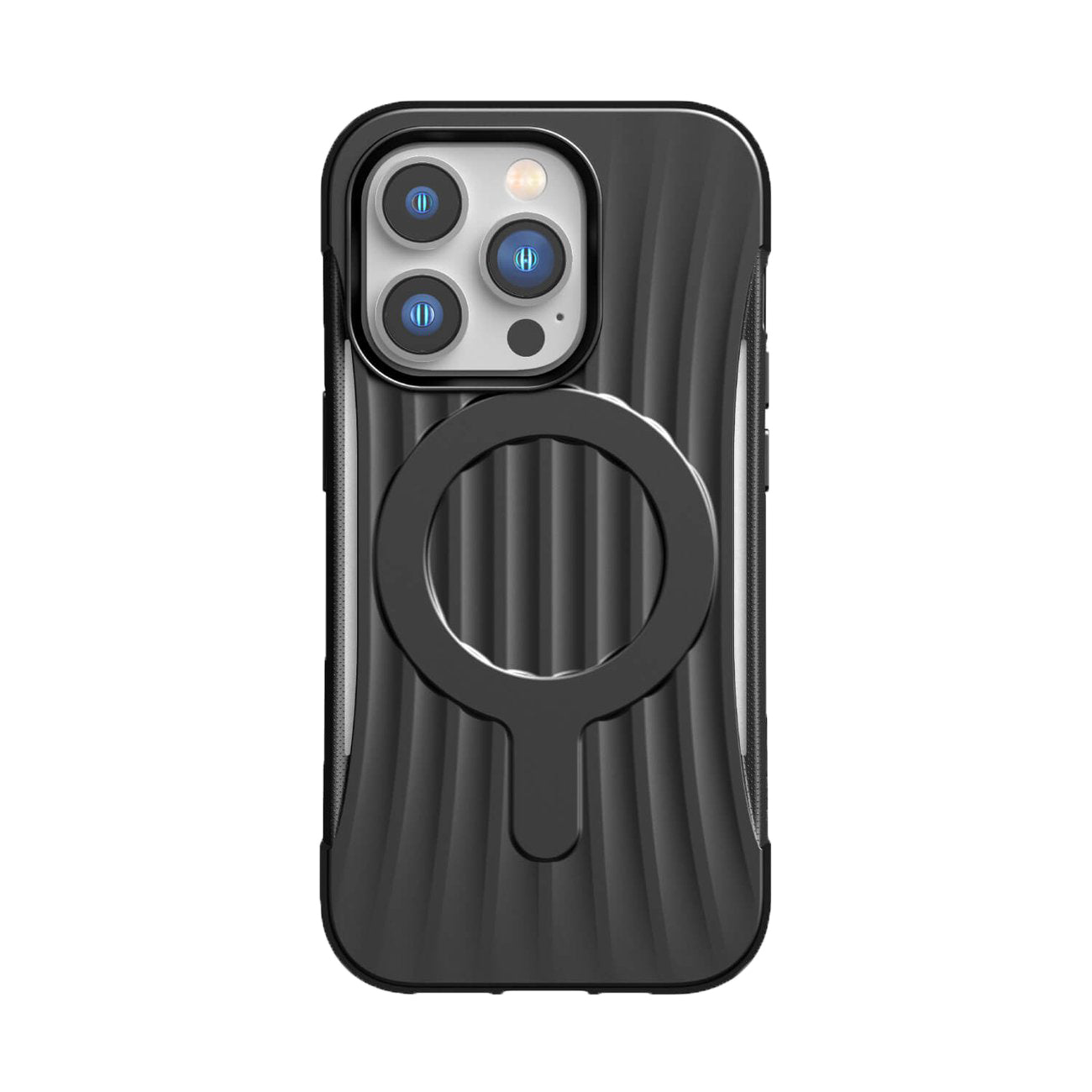 Raptic Clutch MagSafe dėklas iPhone 14 Pro – juodas