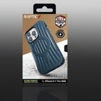 Raptic Clutch Built MagSafe dėklas iPhone 14 Pro – mėlynas