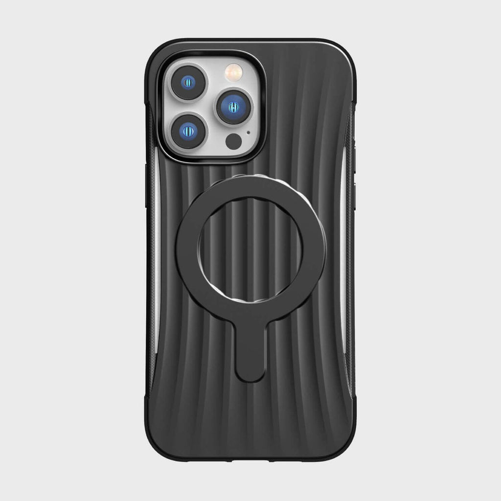 Raptic X-Doria Clutch dėklas iPhone 14 Pro Max MagSafe – juodas