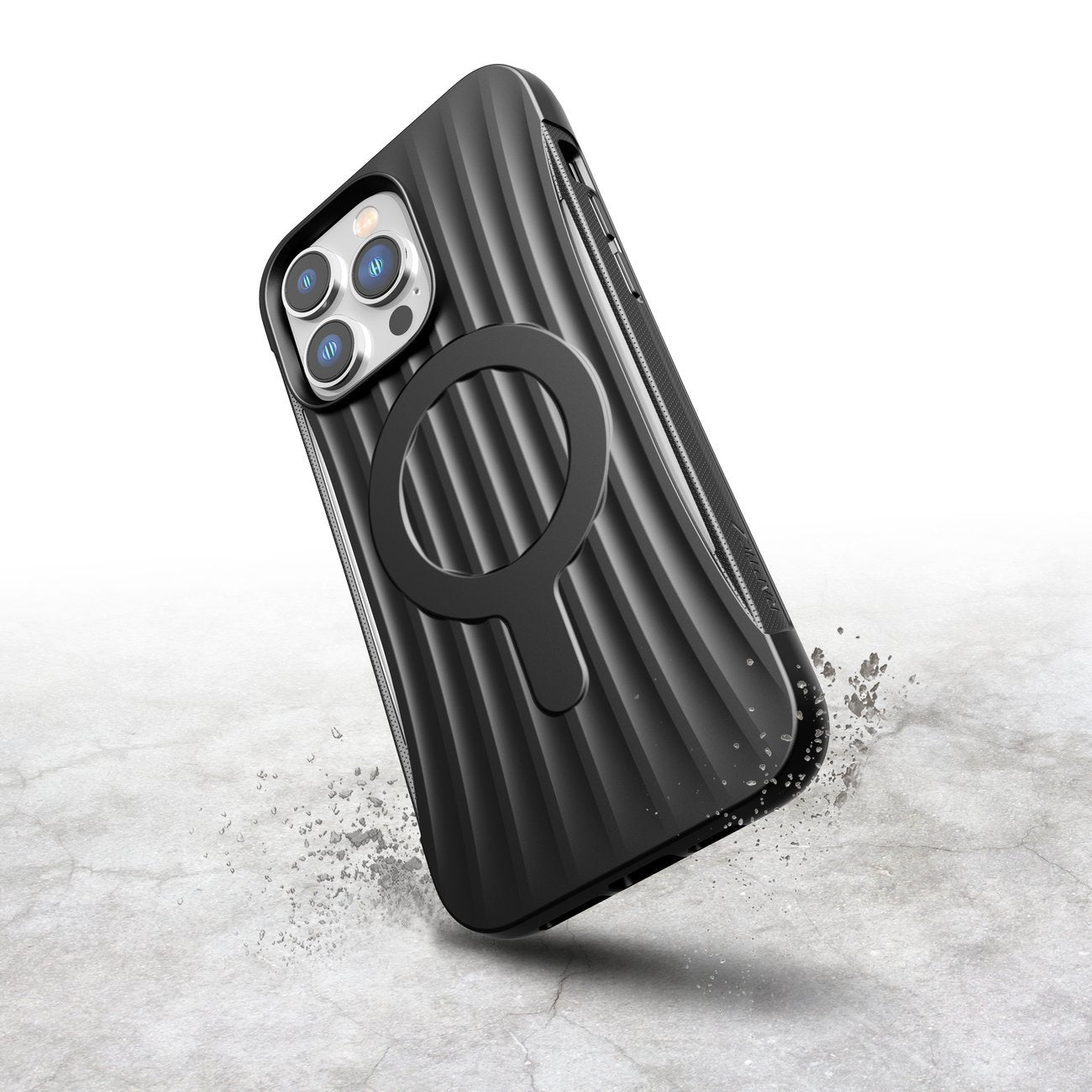 Raptic X-Doria Clutch dėklas iPhone 14 Pro Max MagSafe – juodas