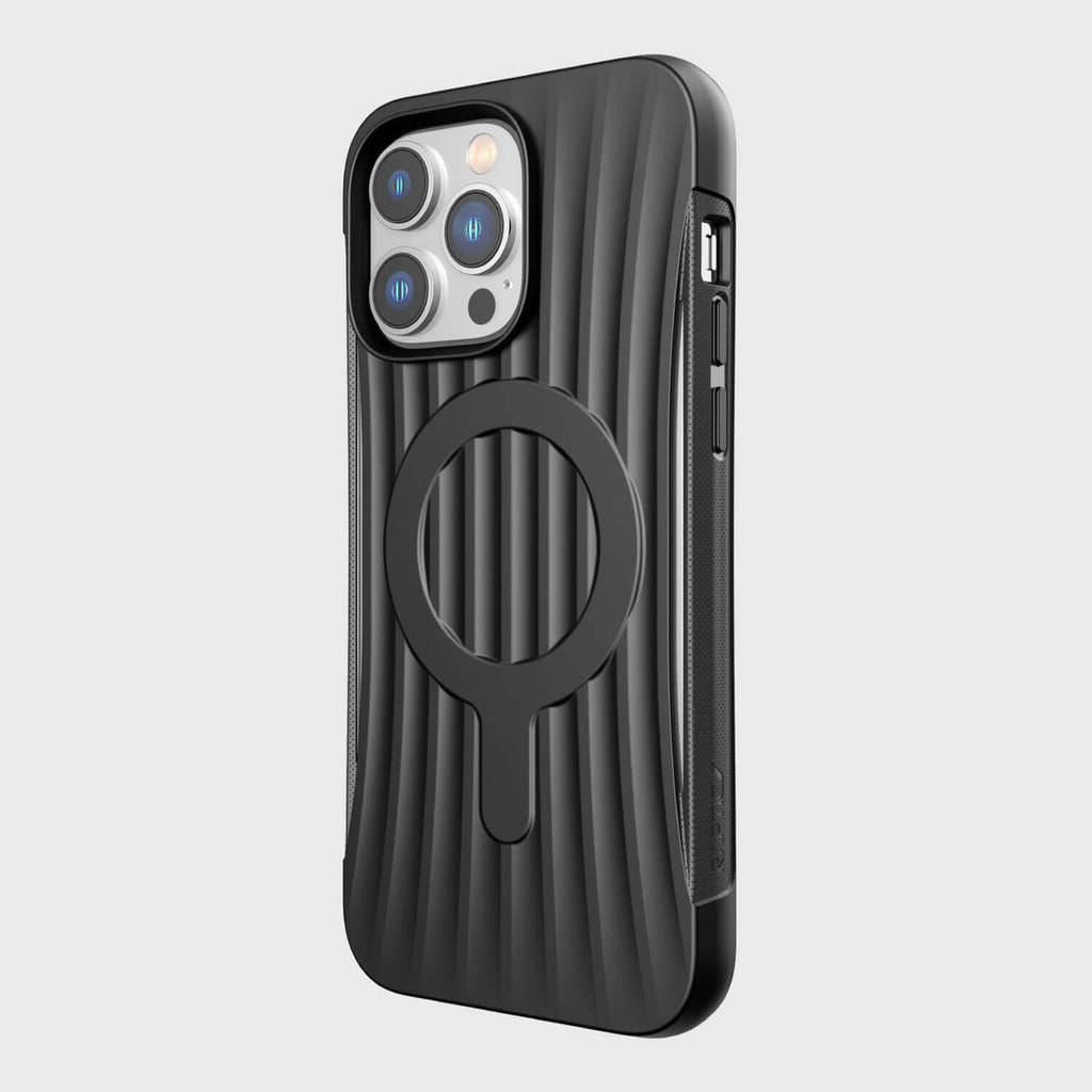 Raptic X-Doria Clutch dėklas iPhone 14 Pro Max MagSafe – juodas
