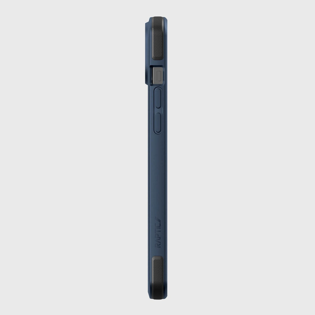 Raptic Secure dėklas iPhone 14 su MagSafe – mėlynas