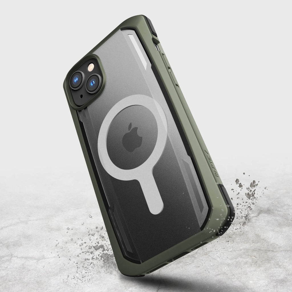 Raptic Secure MagSafe dėklas iPhone 14 – žalias