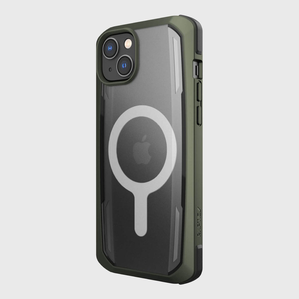 Raptic Secure MagSafe dėklas iPhone 14 – žalias
