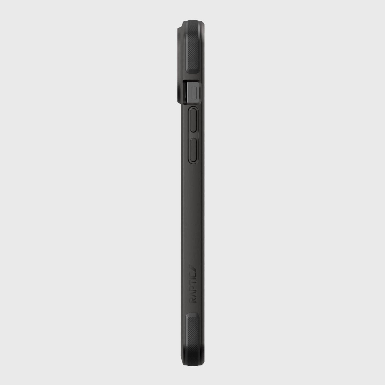 Raptic Secure Built MagSafe dėklas iPhone 14 Plus – juodas